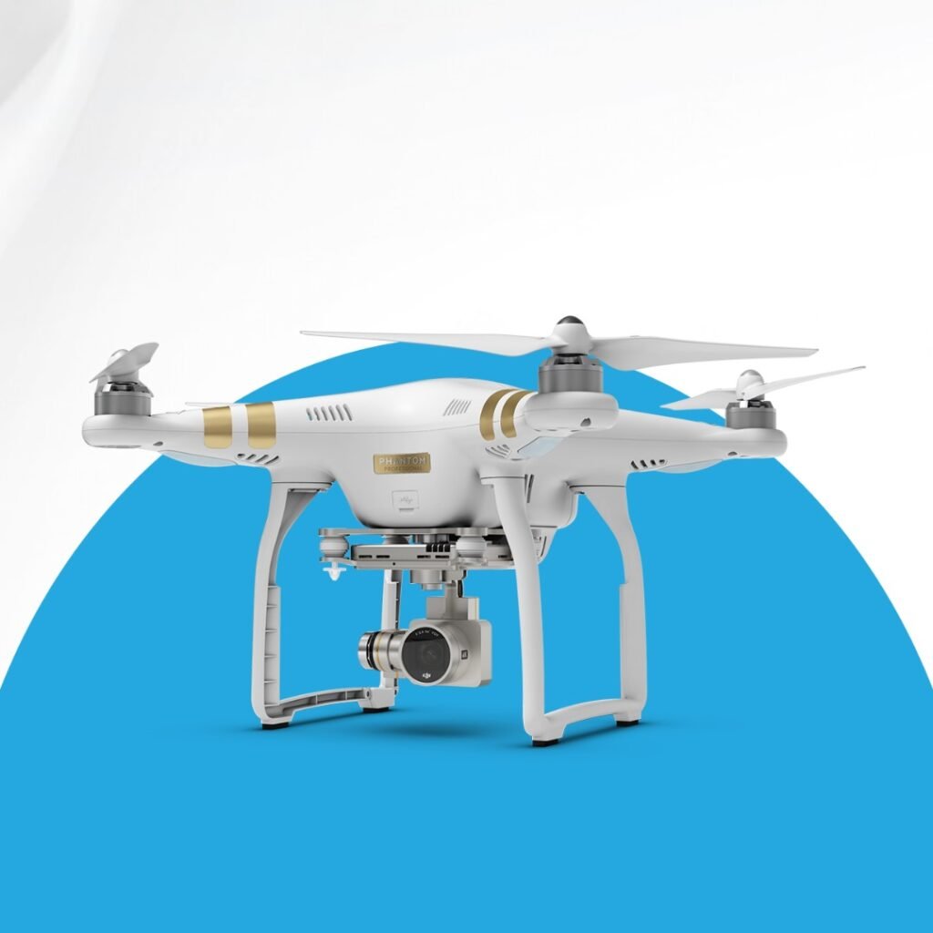 High-tech drone with 4K camera and advanced flight capabilities for aerial photography and videography